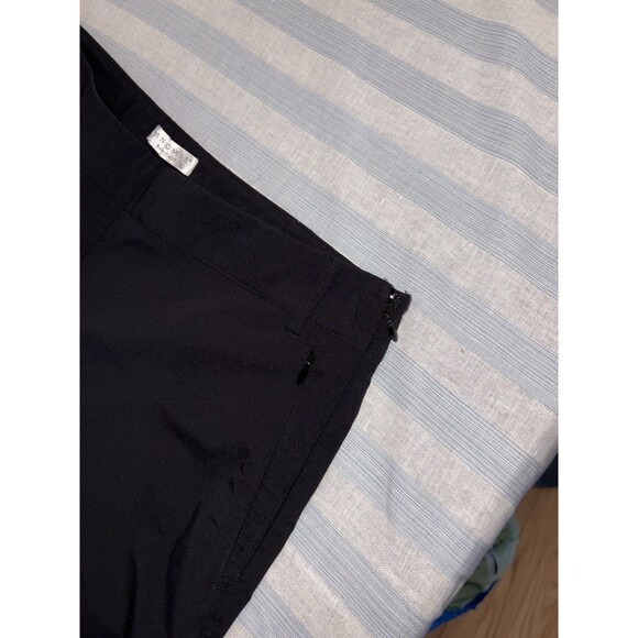 ANATOMIE Luxe Travel Capri Cropped Pants Women's Large 17" Inseam Black Stretch - Picture 7 of 12